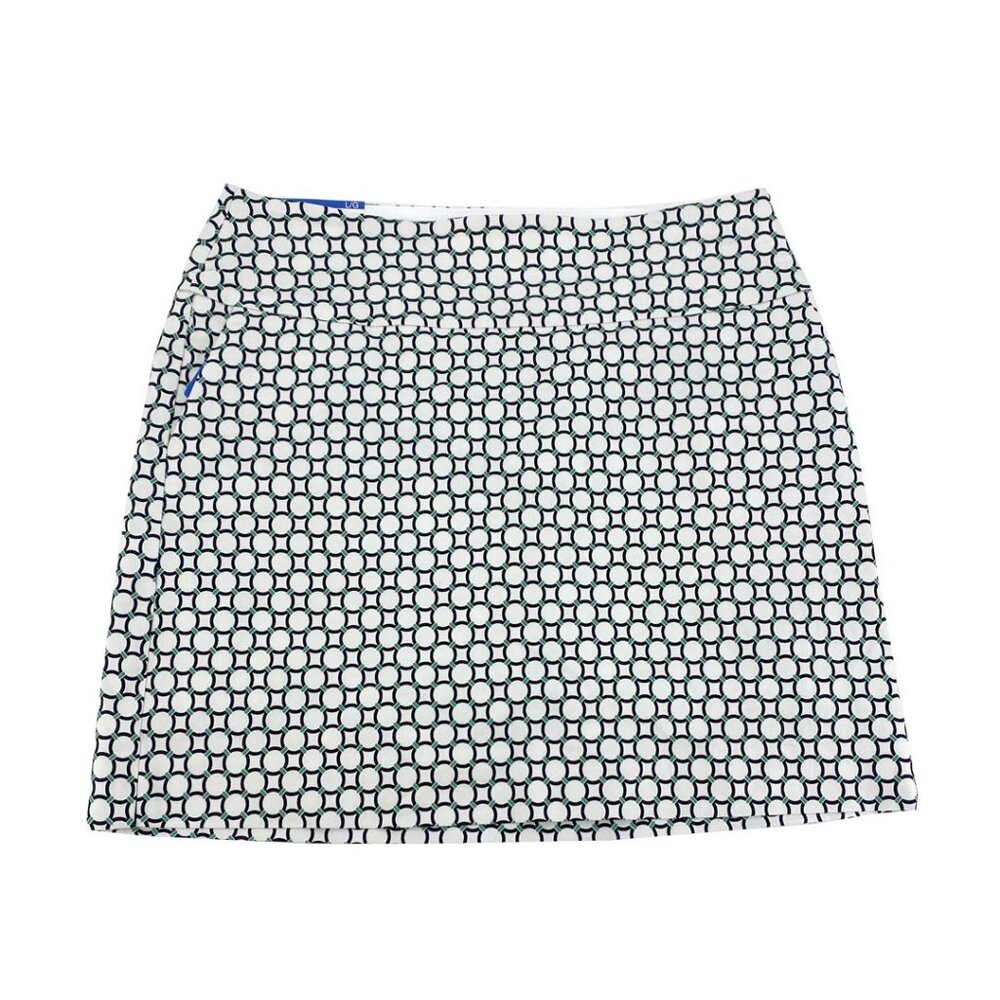 S.C. Golf Women's Golf Skort | Geometric Pattern | White | Size 12 **NEW